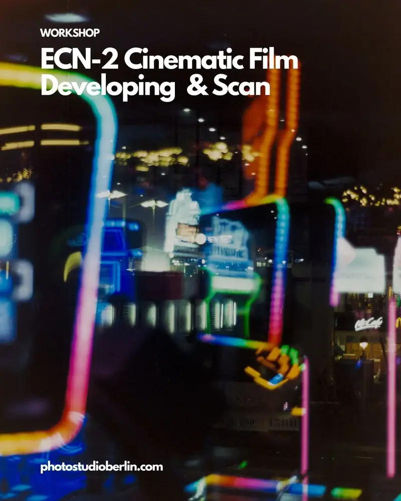 1-to-1 ECN-2 Cinematic Film Development & Scan Workshop Berlin