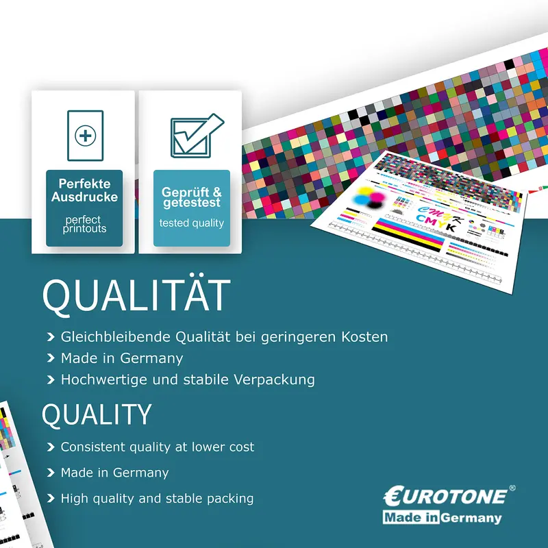 10x Eurotone Tintenpatrone kompatibel für Epson 502XL – für Epson Expression Home XP-5100, Epson Expression Home XP-5100 Series