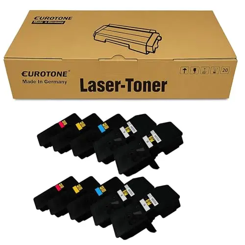 10x Eurotone Toner kompatibel für Kyocera MA2600CFX – für MA2600cwfx, PA2600cwx