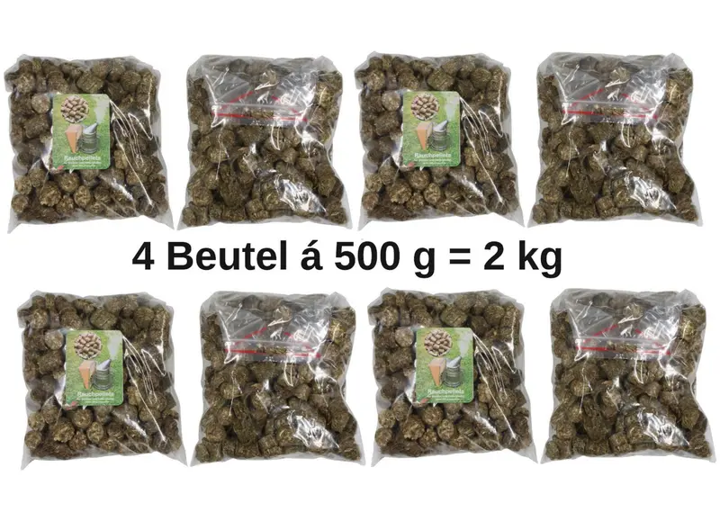 2 kg Rauchmittel 4 x 500 g 14 - 18 mm