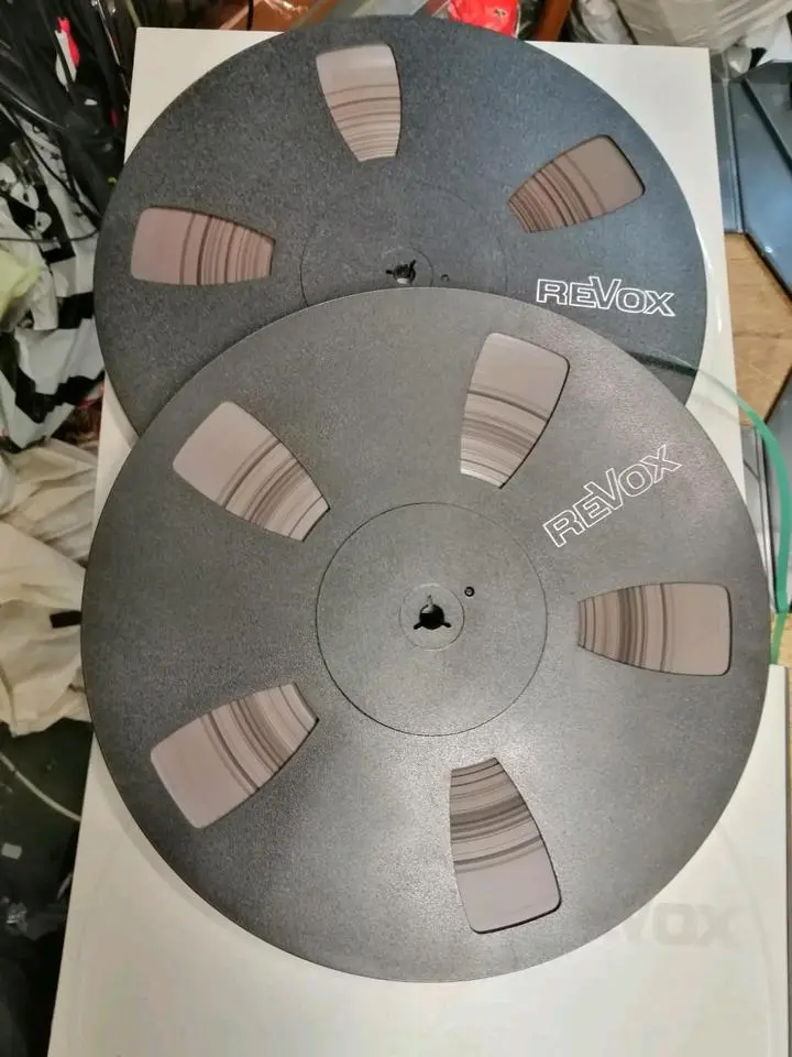 2 REVOX Spulen/Bänder, bespielt, guter Zustand!!