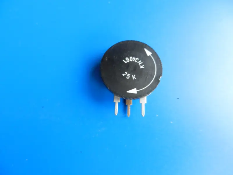 25K Potentiometer mit Rändelrad für Hifi, Audio, Diktieren von GRUNDIG