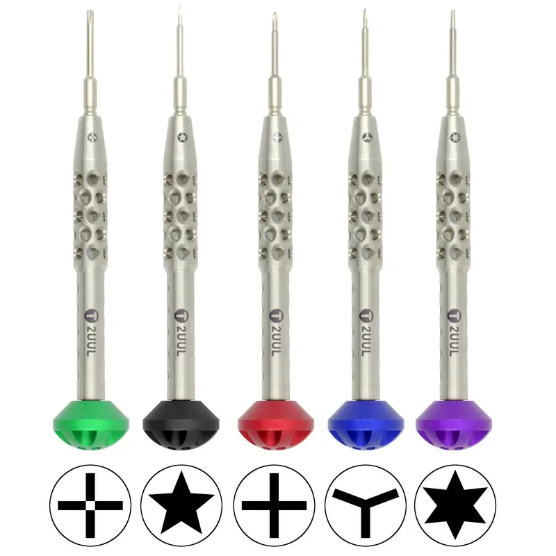 2UUL SCROO Schraubendreher Set (Tri-Point. Phillips. Torx. Pentalobe. Convex-Cross)
