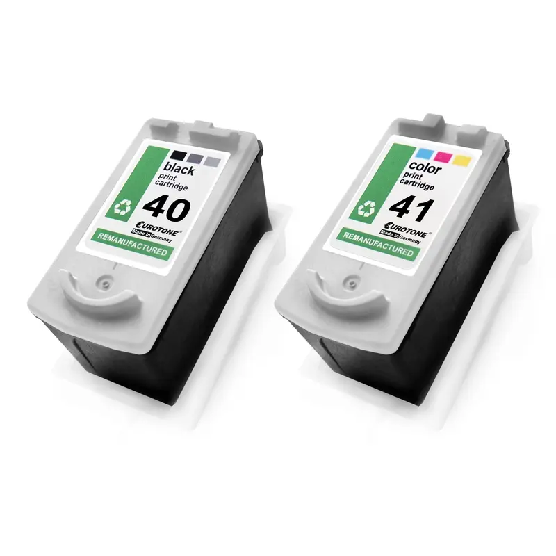 2x Alternative Tintenpatronen für Canon PG40 CL41 0615B036