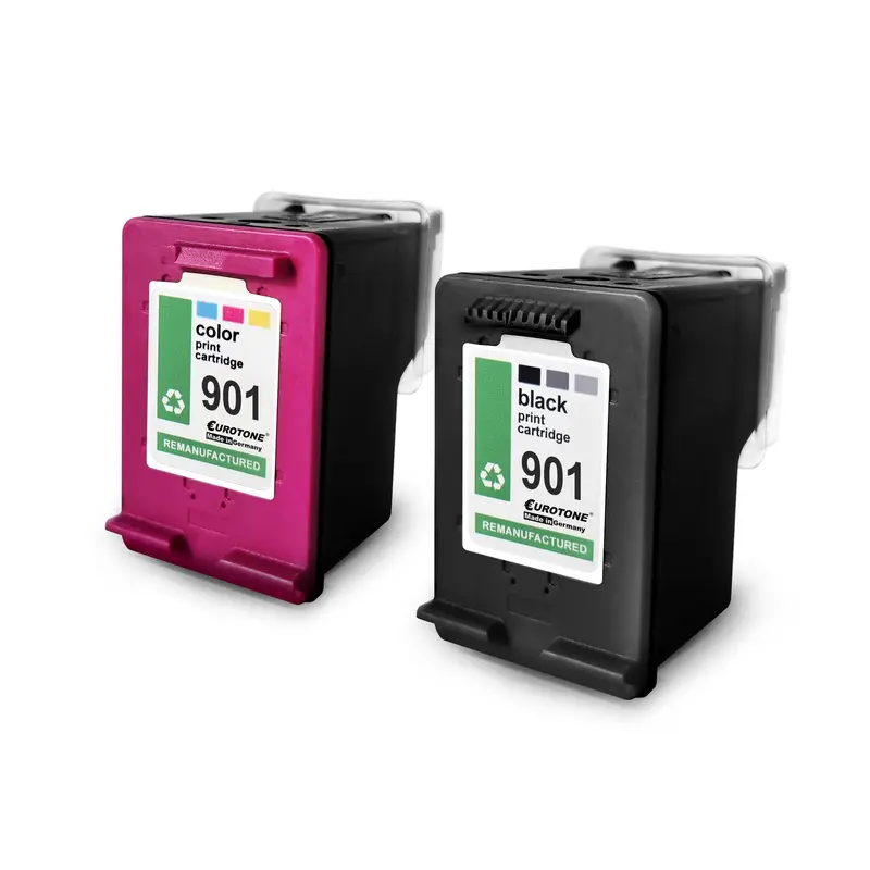 2x Alternative Tintenpatronen für HP 901XL
