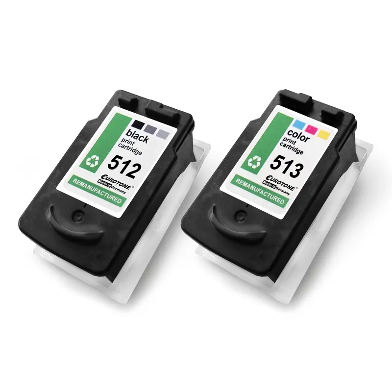 2x Alternative Tintenpatronen XXL für Canon PG512 CL513 2970B010