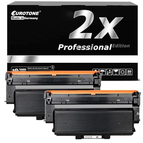 2x E.T. Toner kompatibel für HP W1331A – Schwarz – für HP Laser 408 dn, HP Laser MFP 432 fdn