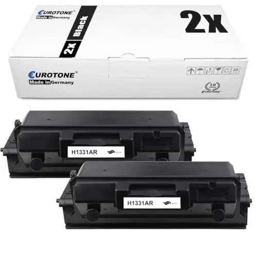 2x Eurotone Toner kompatibel für HP W1331 – Schwarz – für HP Laser 408 dn, HP Laser MFP 432 fdn
