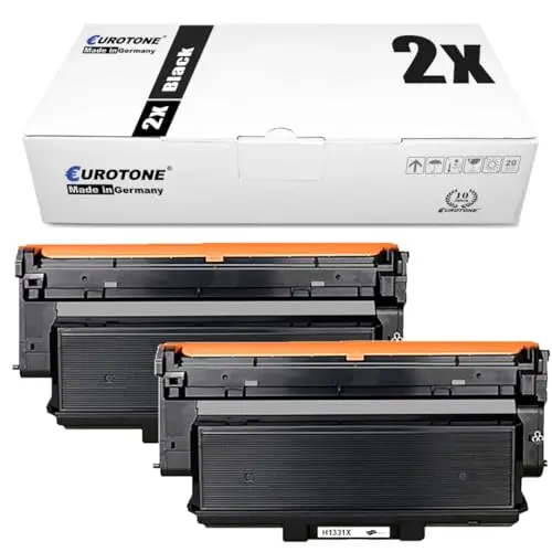 2x Eurotone Toner kompatibel für HP W1331A – Schwarz – für HP Laser 408 dn, HP Laser MFP 432 fdn