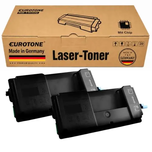 2x Eurotone Toner kompatibel für Kyocera TK-3410 – Schwarz – für 2-Pack