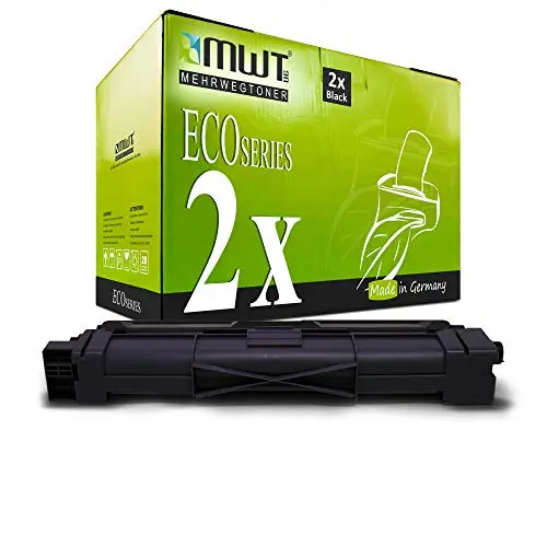 2x Mehrwegtoner Toner kompatibel für Brother TN-241BK – Schwarz – für Brother DCP-9015 CDW, Brother DCP-9020 CDW