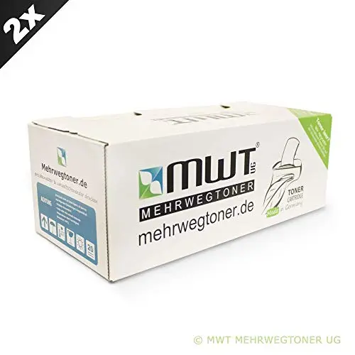 2x Mehrwegtoner Toner kompatibel für Ricoh SP311 – Schwarz – für Ricoh Aficio SP 310 Series, Ricoh Aficio SP 311 DN