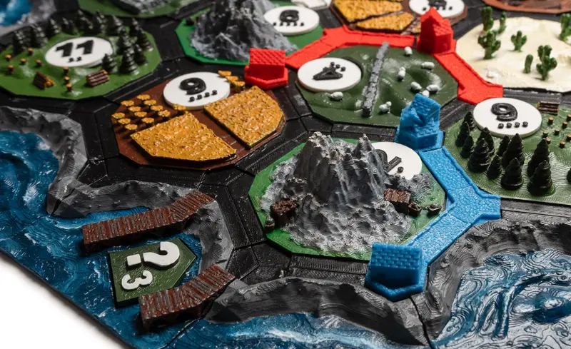 3D Siedler zum selbst anmalen inkl. Box - 180+ Teile - MADE IN GERMANY