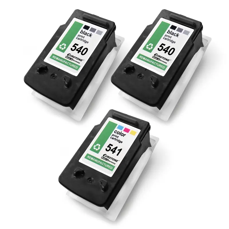 3x Alternative Tintenpatronen für Canon PG540XL CL541XL 5225B006