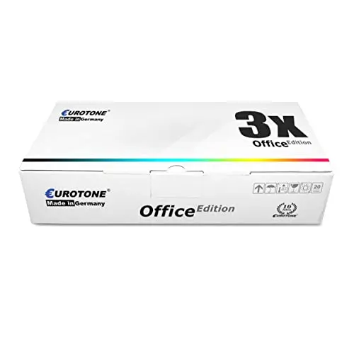 3x Eurotone Toner kompatibel für Xerox 006R01175 – Schwarz – für WC7245FPHX, WC7245FH