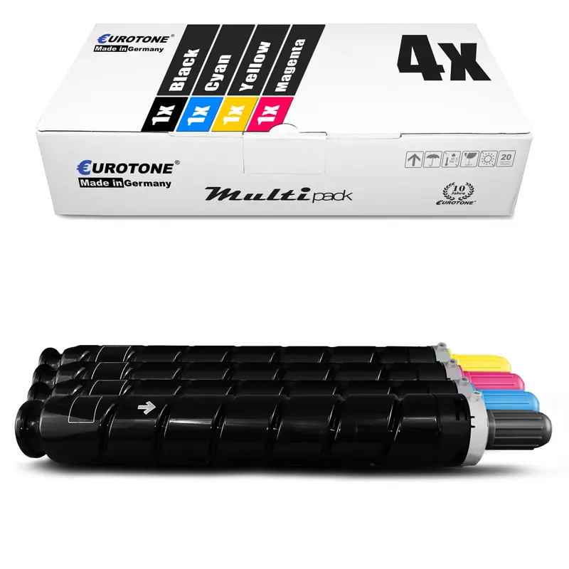 4x Alternative Toner für Canon C-EXV34