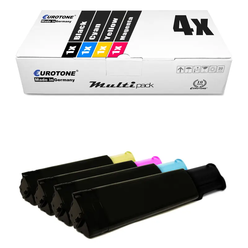 4x Alternative Toner für Dell 593-10064 593-10065 593-10067 593-10066