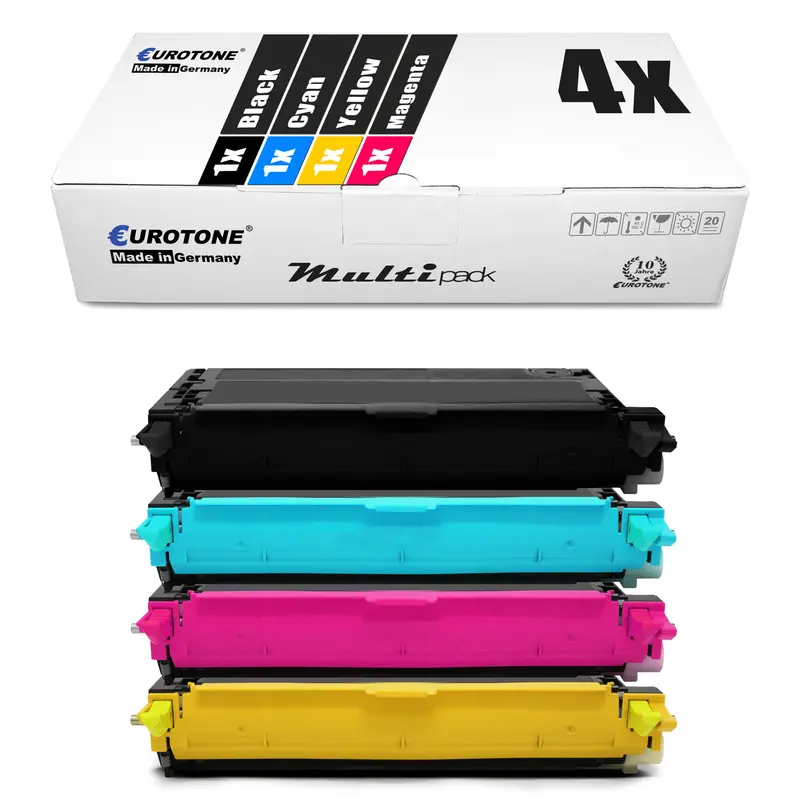 4x Alternative Toner für Epson C13S051125 C13S051124 C13S051126 C13S051127