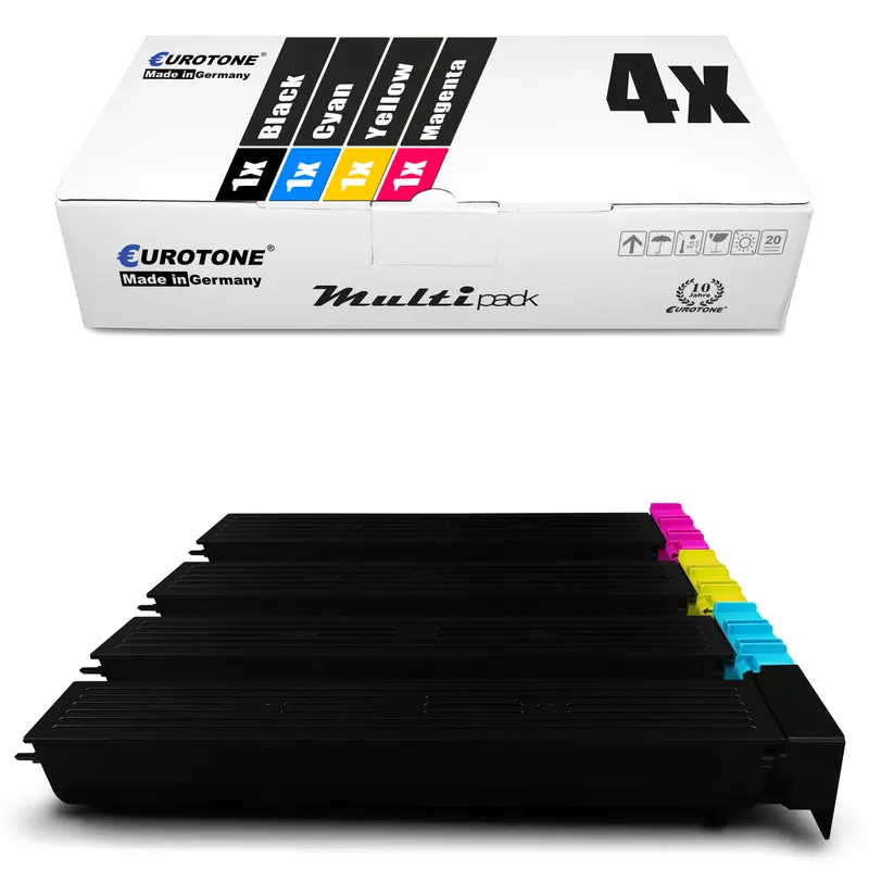 4x Alternative Toner für Konica Minolta TN-611