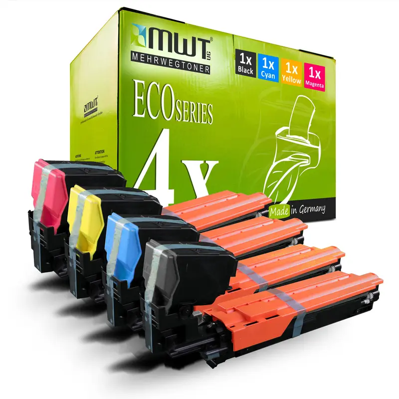 4x Alternative Toner für Konica Minolta TNP-20