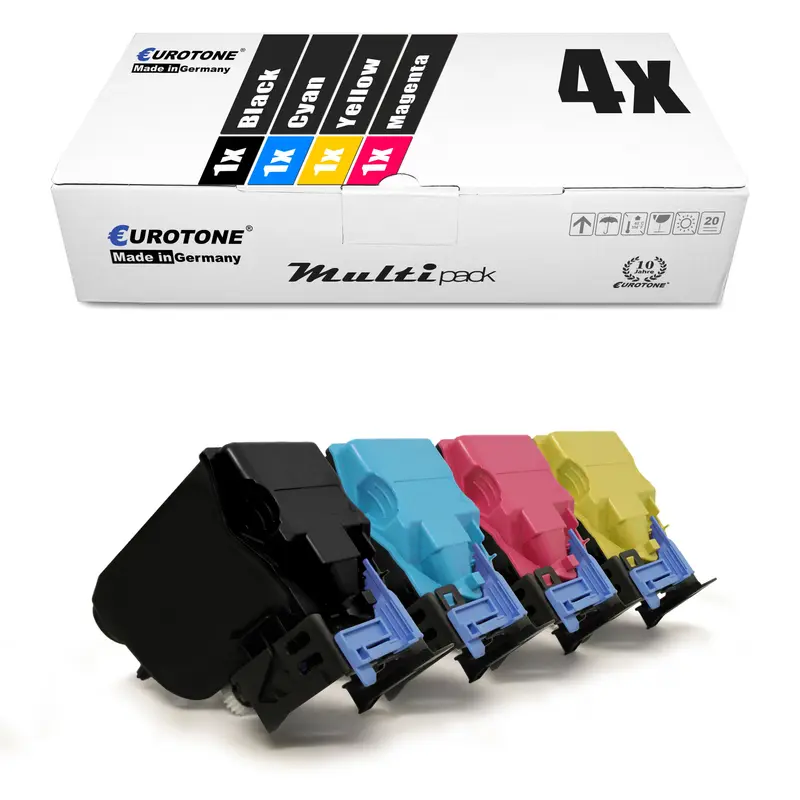 4x Alternative Toner für Konica Minolta TNP22