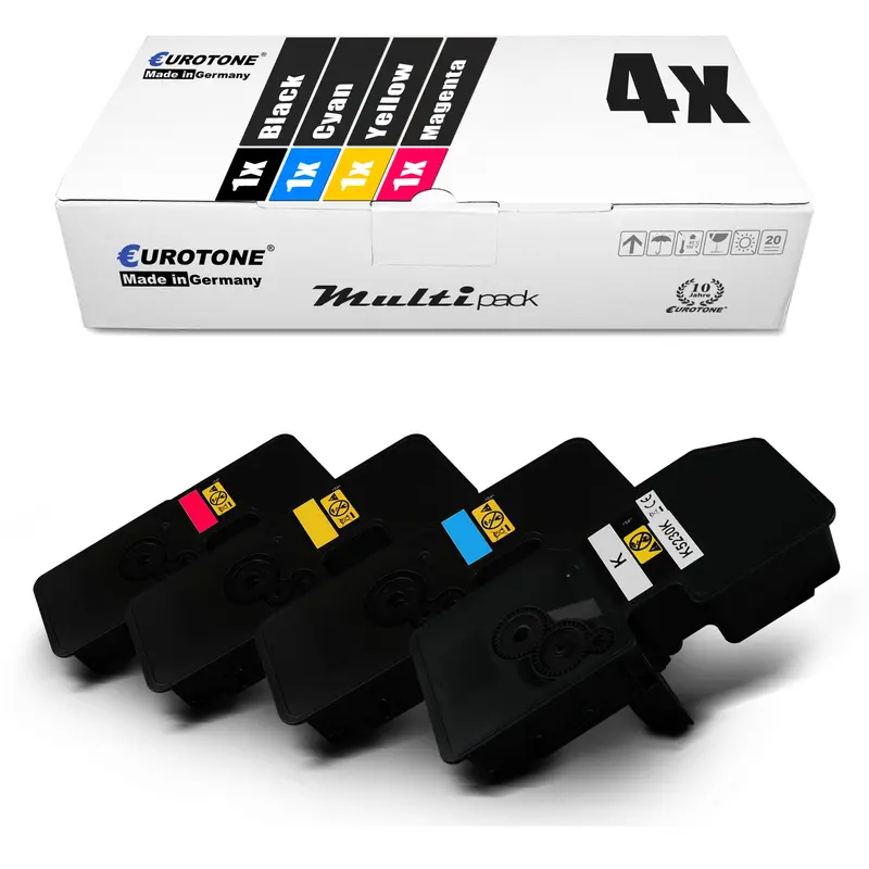 4x Alternative Toner für Kyocera TK-5230