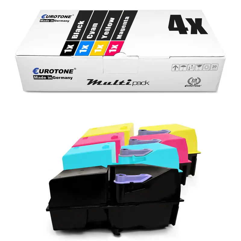 4x Alternative Toner für Kyocera TK-825
