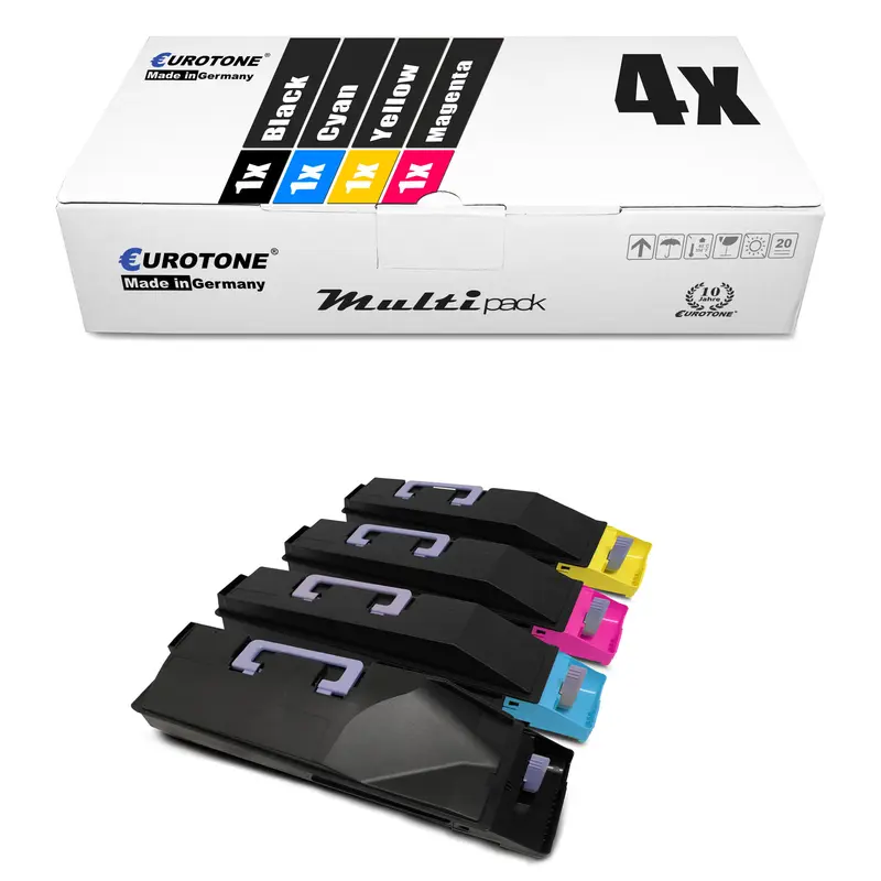 4x Alternative Toner für Kyocera TK-865