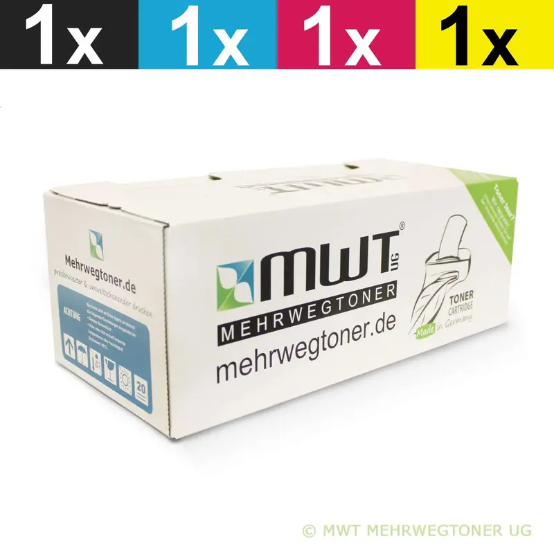 4x Alternative Toner für Lexmark C792A1KG Schwarz + C792A1CG Cyan + C792A1MG Magenta + C792A1YG Gelb