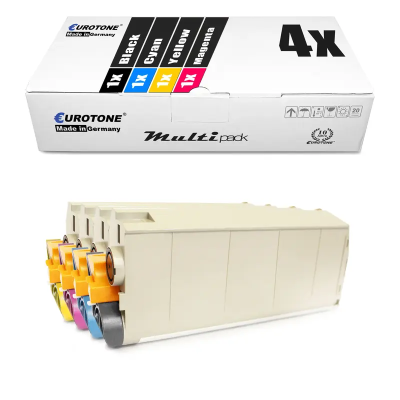 4x Alternative Toner für OKI 45396303 45396301 45396304 45396302