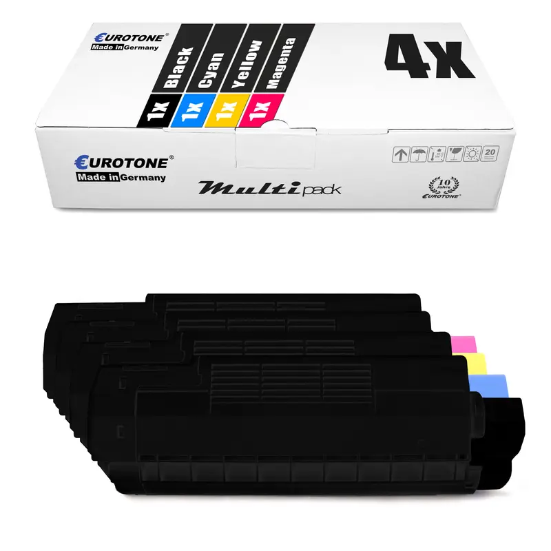 4x Alternative Toner für Olivetti XB0458 XB0456 XB0457 XB0455