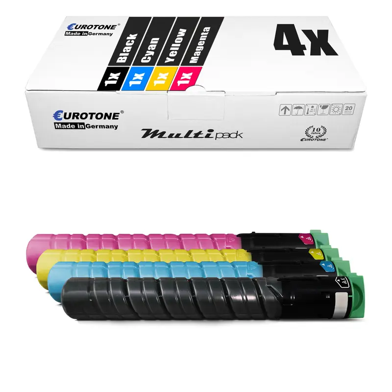4x Alternative Toner für Ricoh 841196 841198 841199 841197
