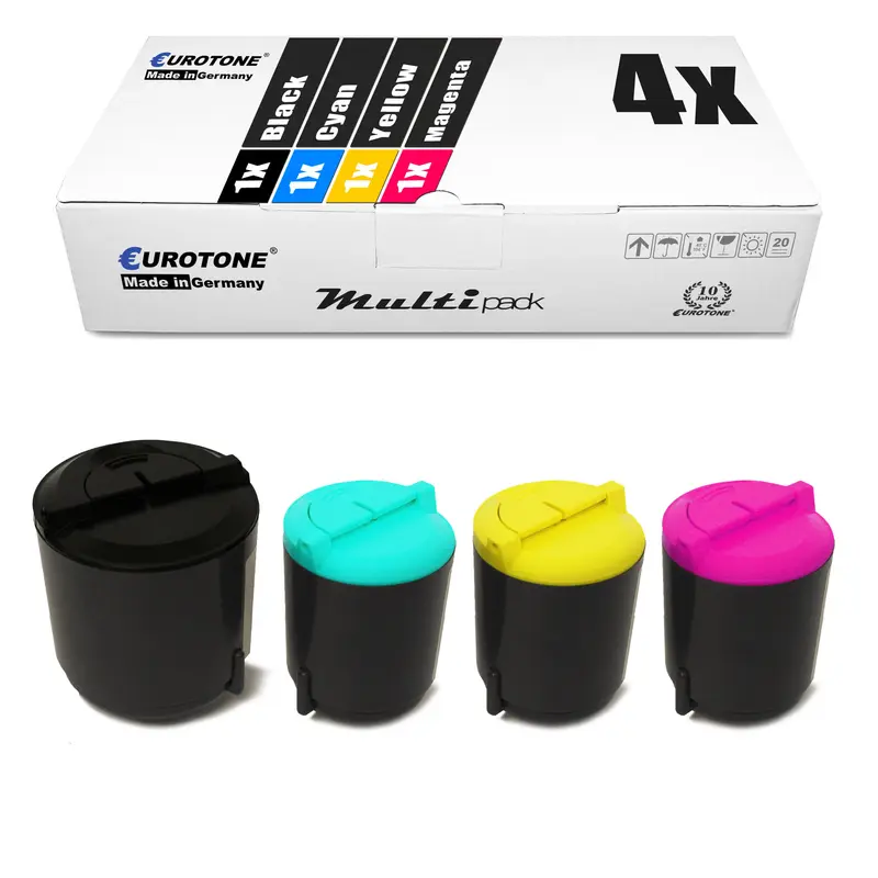 4x Alternative Toner für Samsung CLP-300A