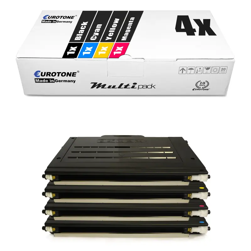4x Alternative Toner für Samsung CLP-500D