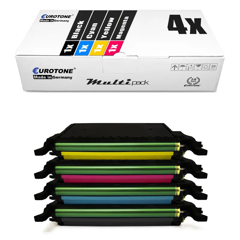 4x Alternative Toner für Samsung CLP-660B