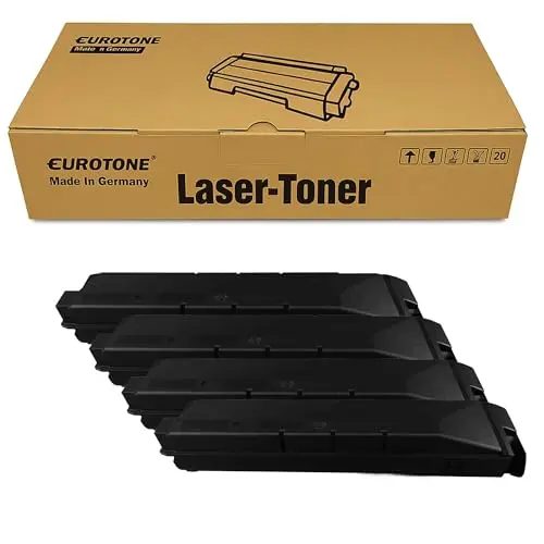 4x Eurotone Toner kompatibel für Kyocera TK-8505K – Schwarz – für Kyocera TASKalfa 4550 ci, Kyocera TASKalfa 4550 cig