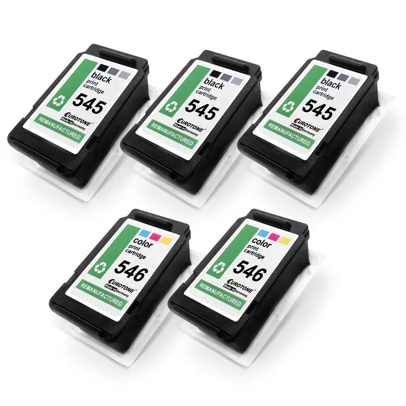 5x Alternative Tintenpatronen für Canon PG545XL CL546XL 8287B005