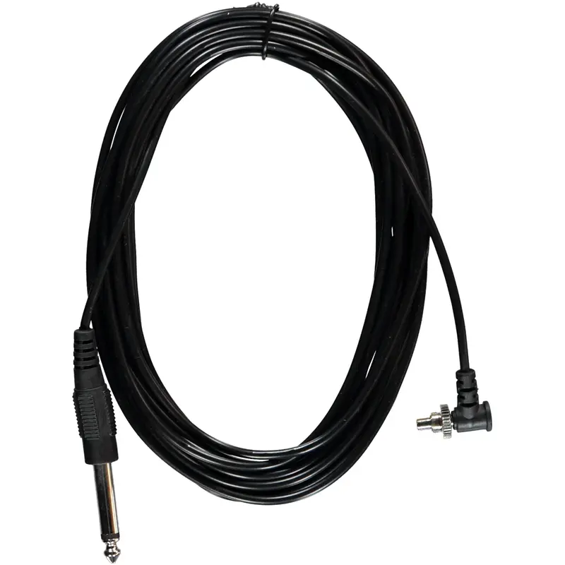 6.3mm Klinke zu Flash PC Sync Kabel mit Twist Lock
