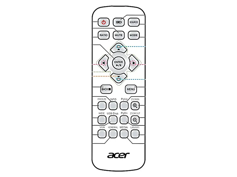 ACER Fernbedienung MC.JMQ11.007, MCJMQ11007