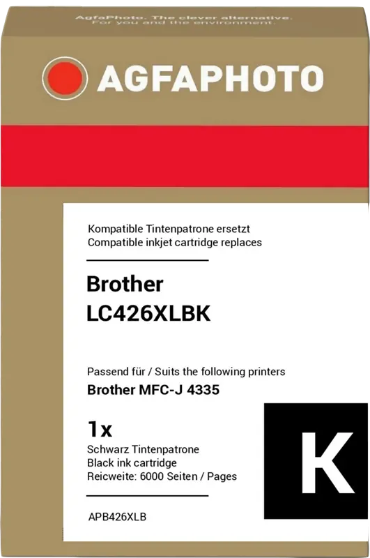 Agfa Photo APB426XLB Schwarz Druckerpatrone