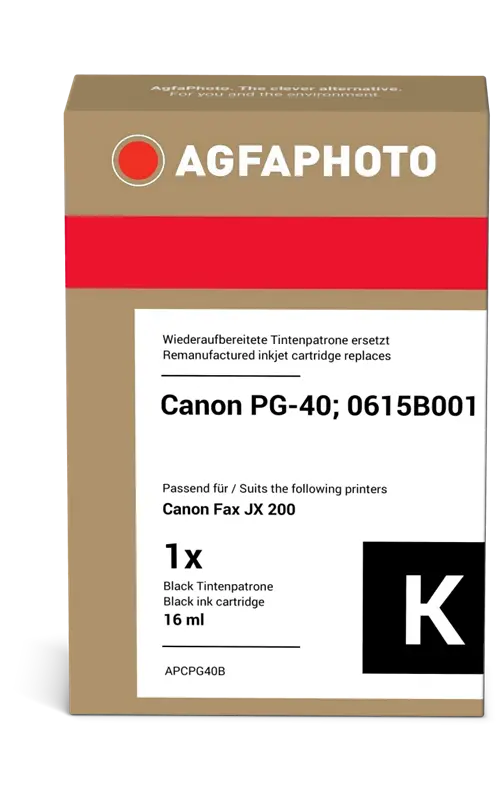 Agfa Photo APCPG40B Schwarz Druckerpatrone