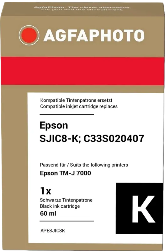 Agfa Photo APESJIC8K Schwarz Druckerpatrone