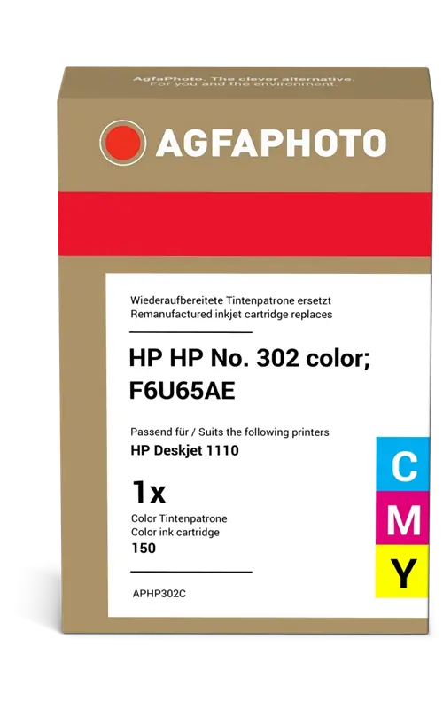 Agfa Photo APHP302C mehrere Farben Druckerpatrone