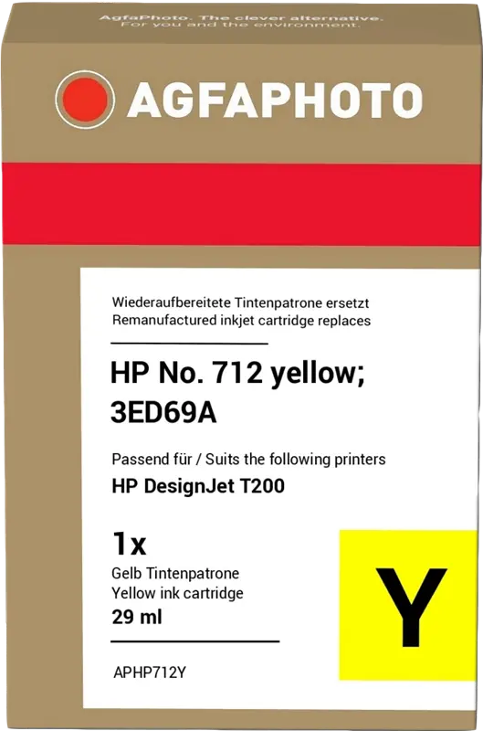 Agfa Photo APHP712Y Gelb Druckerpatrone