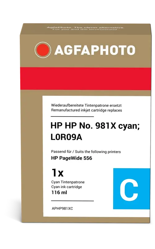 Agfa Photo APHP981XC Cyan Druckerpatrone