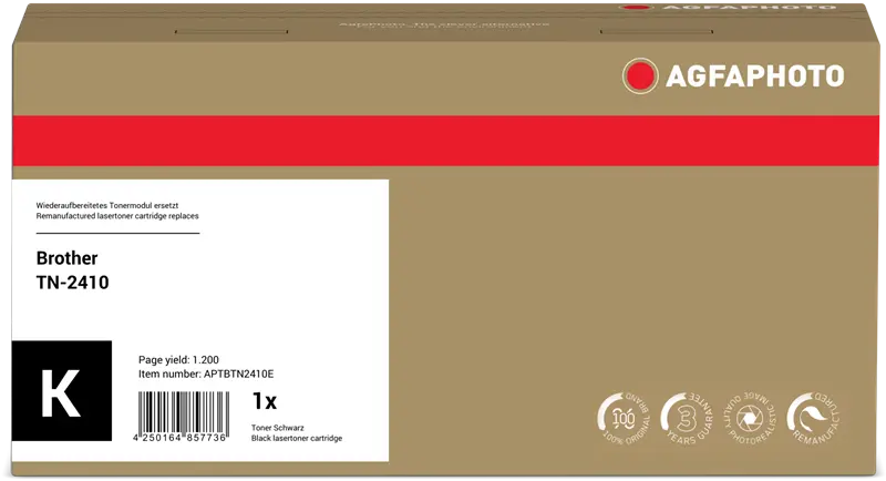 Agfa Photo APTBTN2410E Schwarz Toner