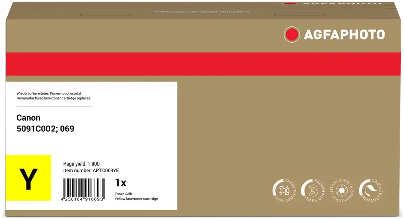 Agfa Photo APTC069YE Gelb Toner