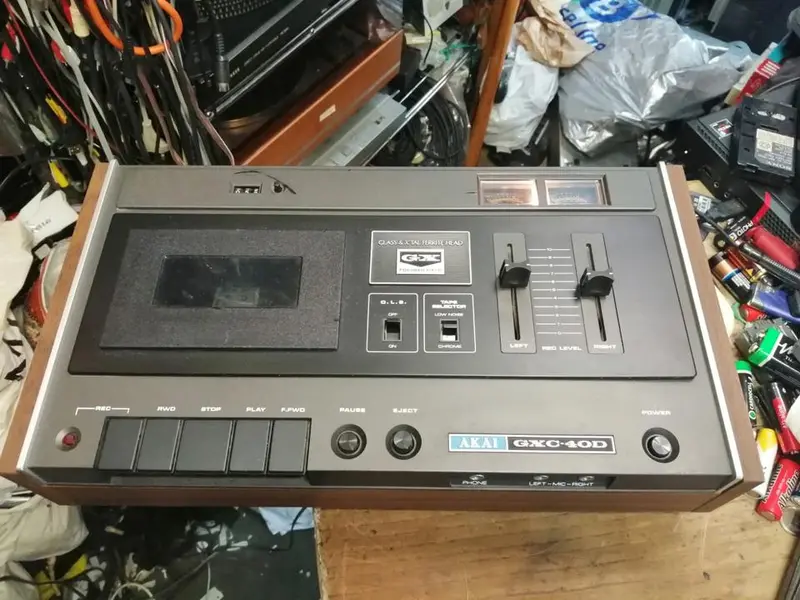 AKAI GXC-40D, Cassetten-Recorder, etwas DEFEKT!!!