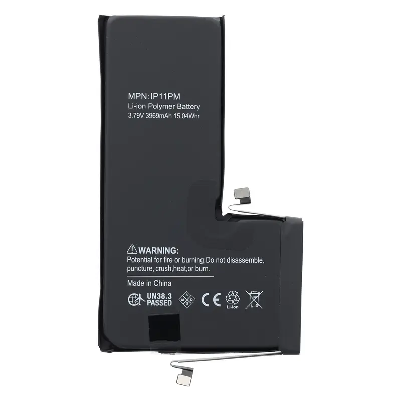 Akku Kompatibel für iPhone 11 Pro Max Akku inkl. Klebestreifen (BMS löten nicht notwendig und keine Fehlermeldungen)
