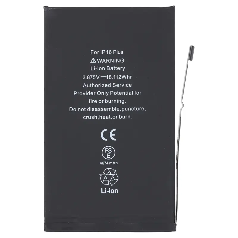 Akku kompatibel für iPhone 16 Plus